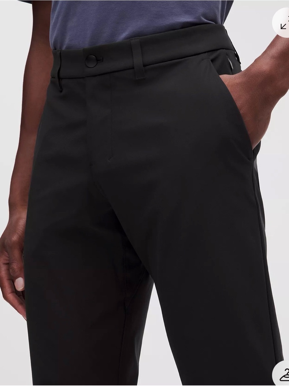 Lululemon Men's ABC Slim-Fit Trouser Pants Black